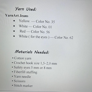 Materials you will need to make fish