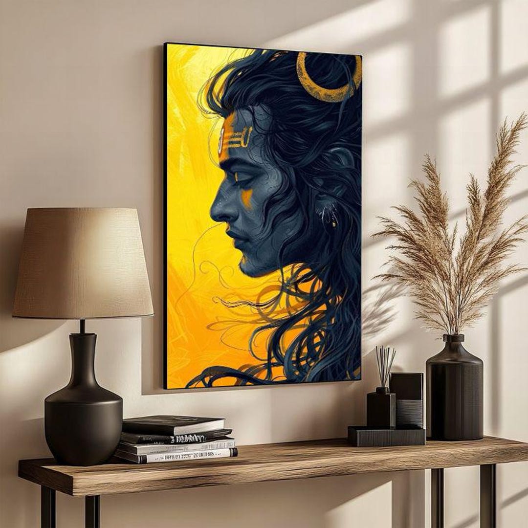 Lord Shiva Glass, Lord Shiva Art, Lord Shiva Decor, Tempered Glass ...