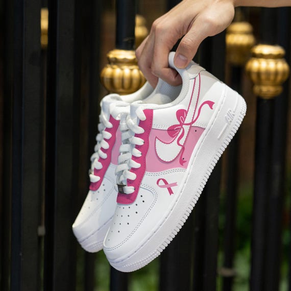 Nike Sneaker Nike Air Money Breast Cancer Nike Air Force Mid 