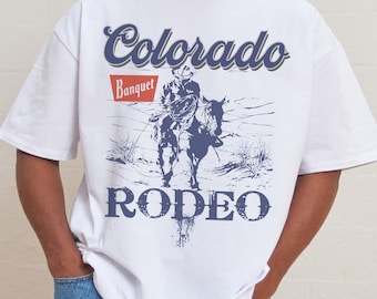 Unisex Colorado Rodeo Shirt, Colorado Tshirt, Western T-Shirt Gift for Him Womens Graphic Tee Vintage Tee Southern Style Country Concert Tee