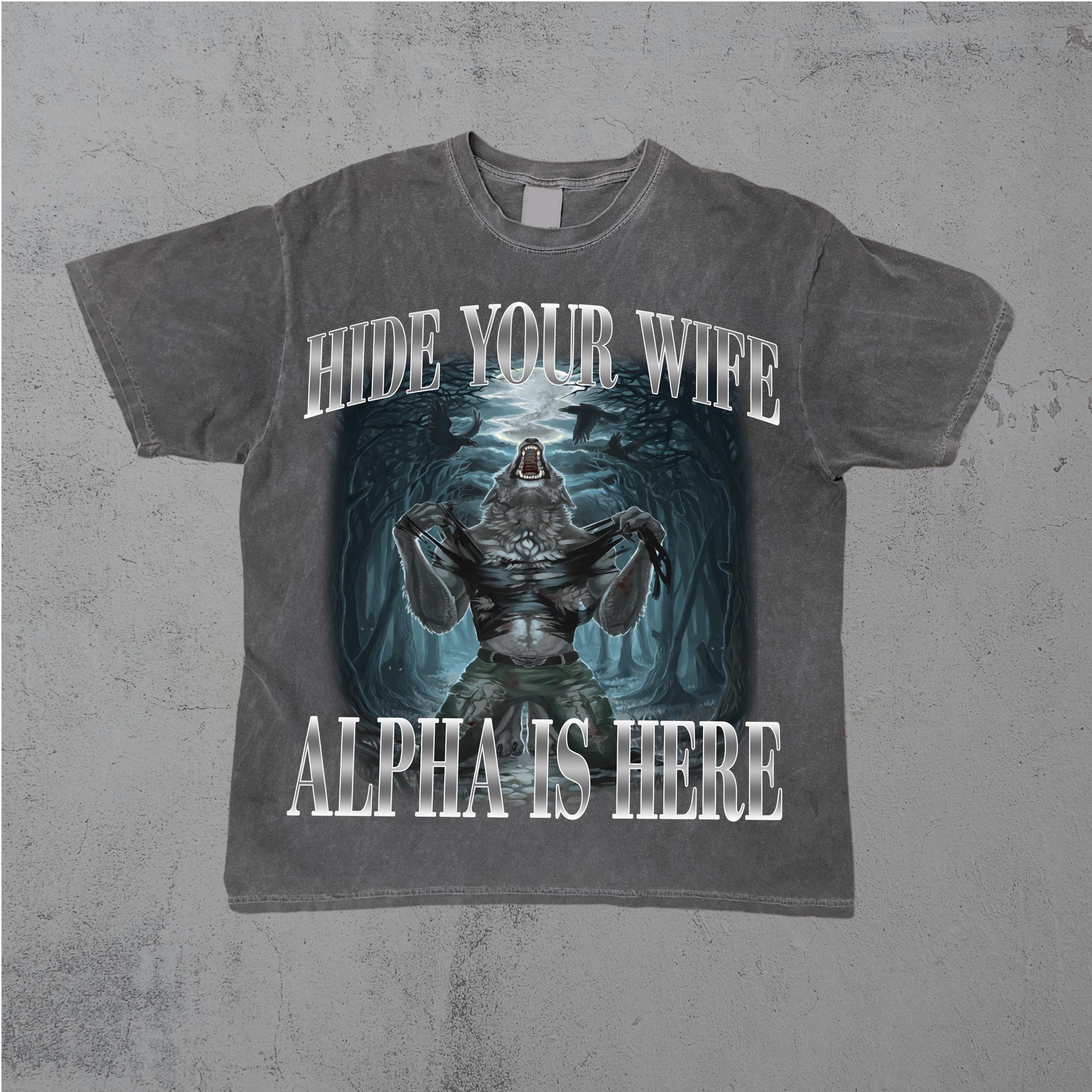 Human By Chance Alpha By Choice Alpha Wolf Women T-shirt | DE