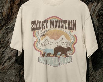 Great Smoky Mountains Shirt, Smoky Mountain National Park t-shirt, smoky mountains graphic tee, nature shirts, forest t-shirt national parks