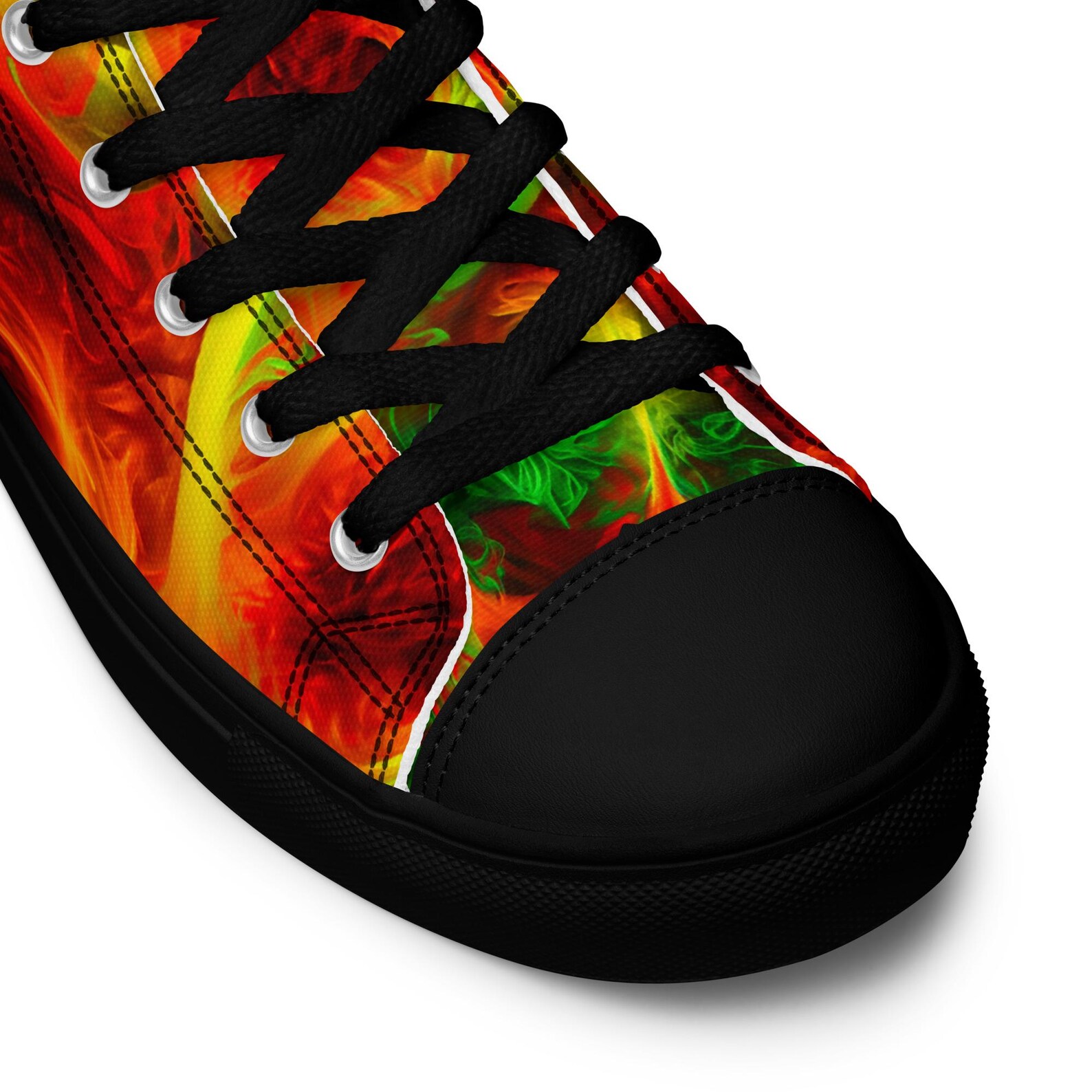 Art Deco - Sustainably Made Men's High Top canvas Shoes main image 1
