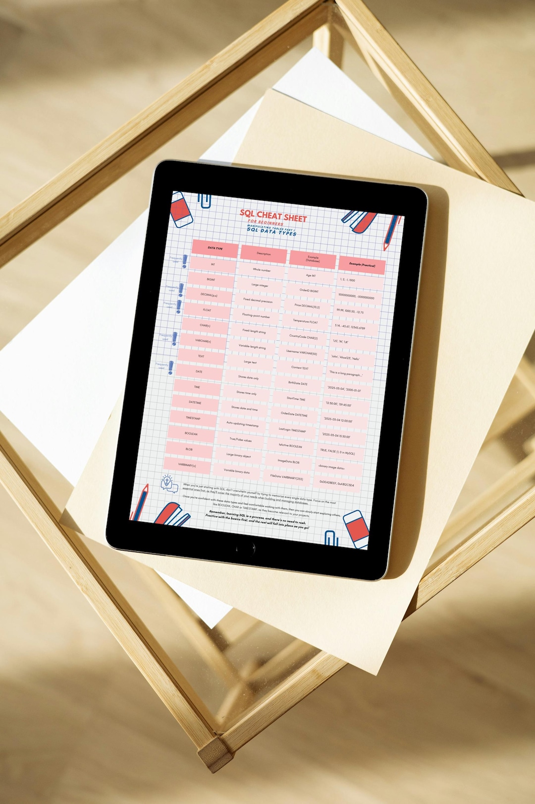 The Ultimate Beginner’s SQL Cheat Sheet: Essential Functions, Data ...