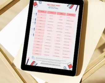 Hoja de referencia de SQL: Guía para principiantes (descarga digital)