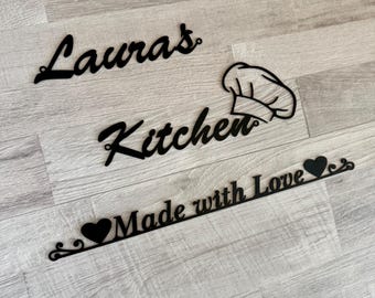 LANOLU Retro Blechschild Küche - Ice Cream Design 20x30cm US Diner Deko