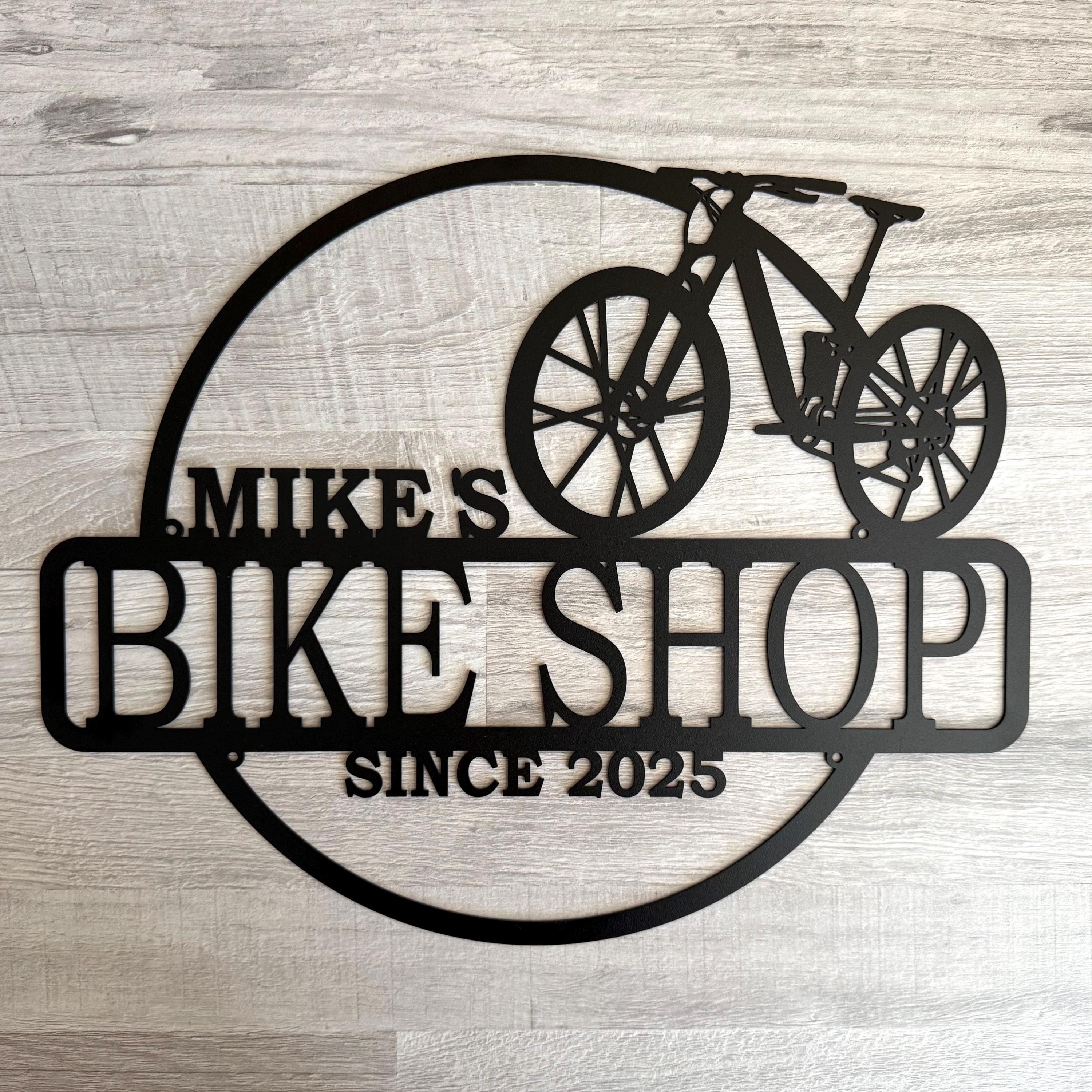 自転車店の看板 - Etsy 日本