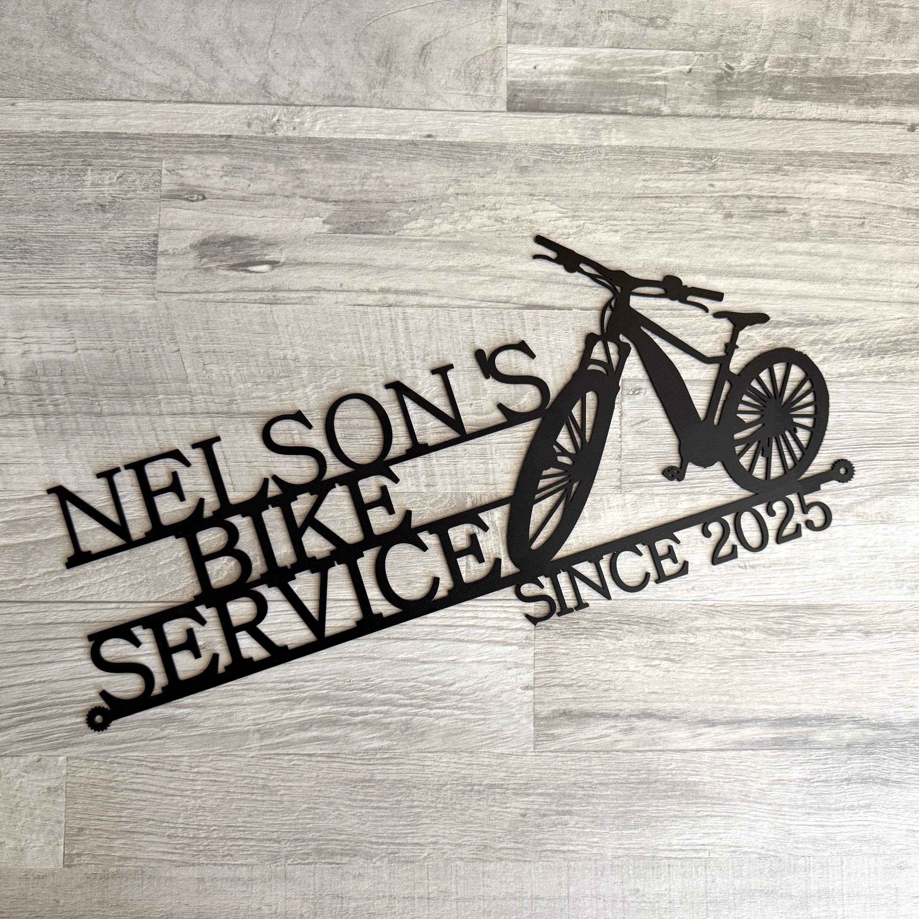 自転車店の看板 - Etsy 日本