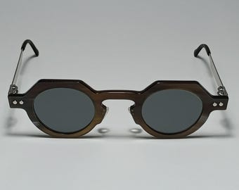Handmade Buffalo Horn Glasses, Retro Style