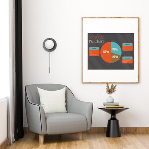 50 30 20 Afdrukbare kunst / poster: motiverende financiële poster