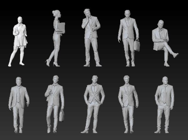 Human Figures Collection – 68 Realistic 3D People Models for ...