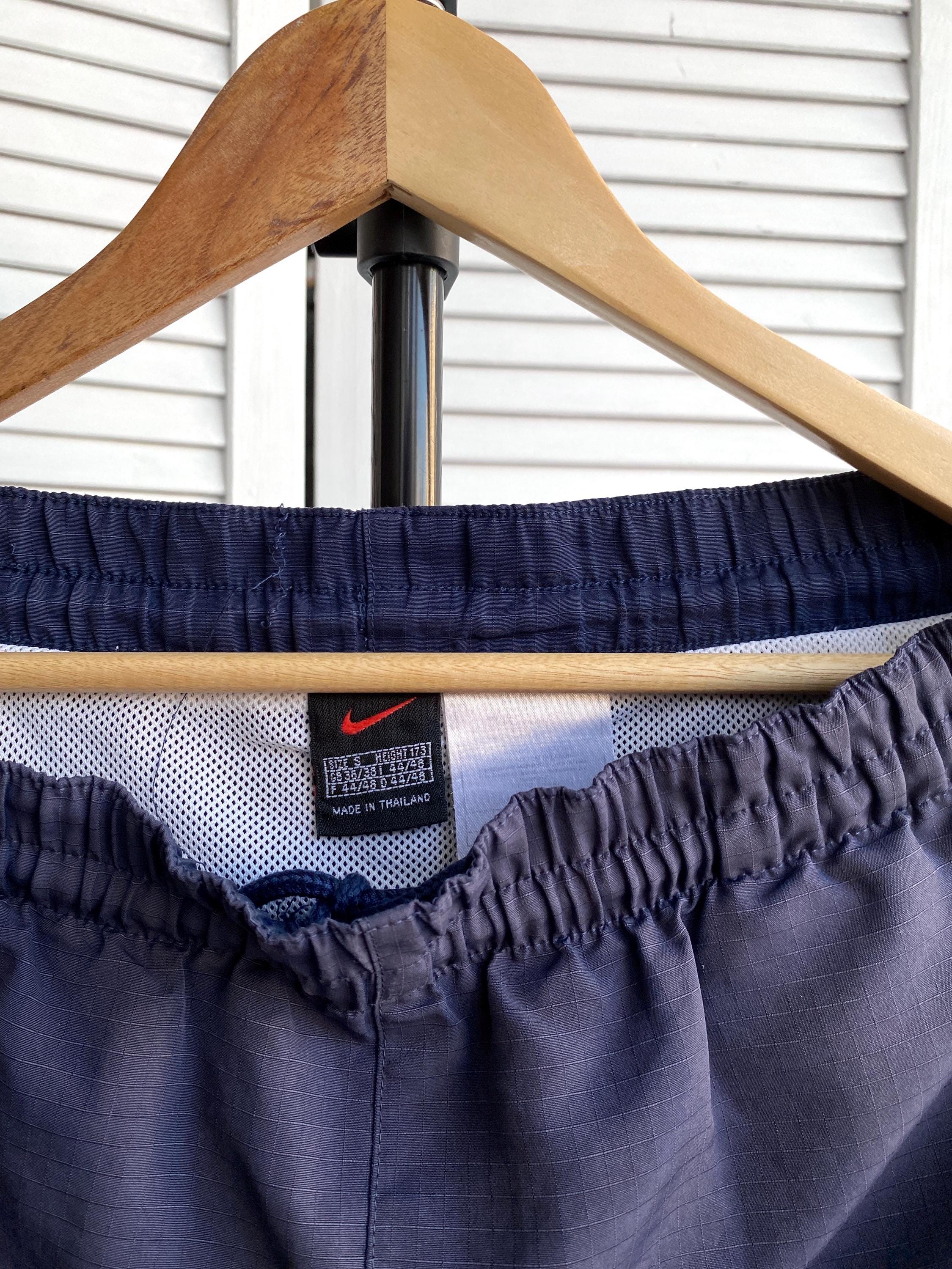 Nike Vintage 90s Solo Swoosh Nylon Retro Shorts Men