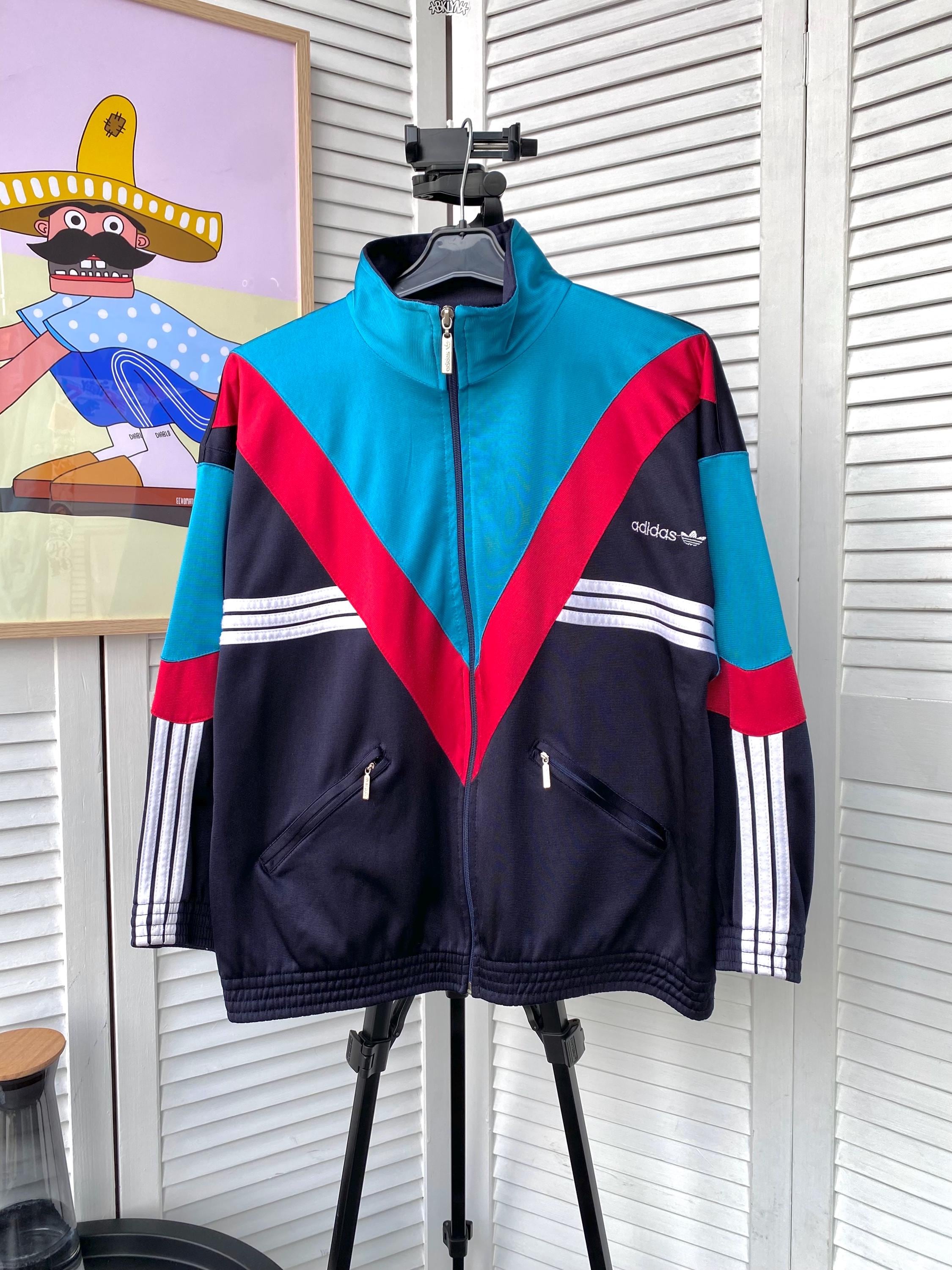 Vintage Adidas Track Retro Jacket Striped 90s Blue - Etsy Canada