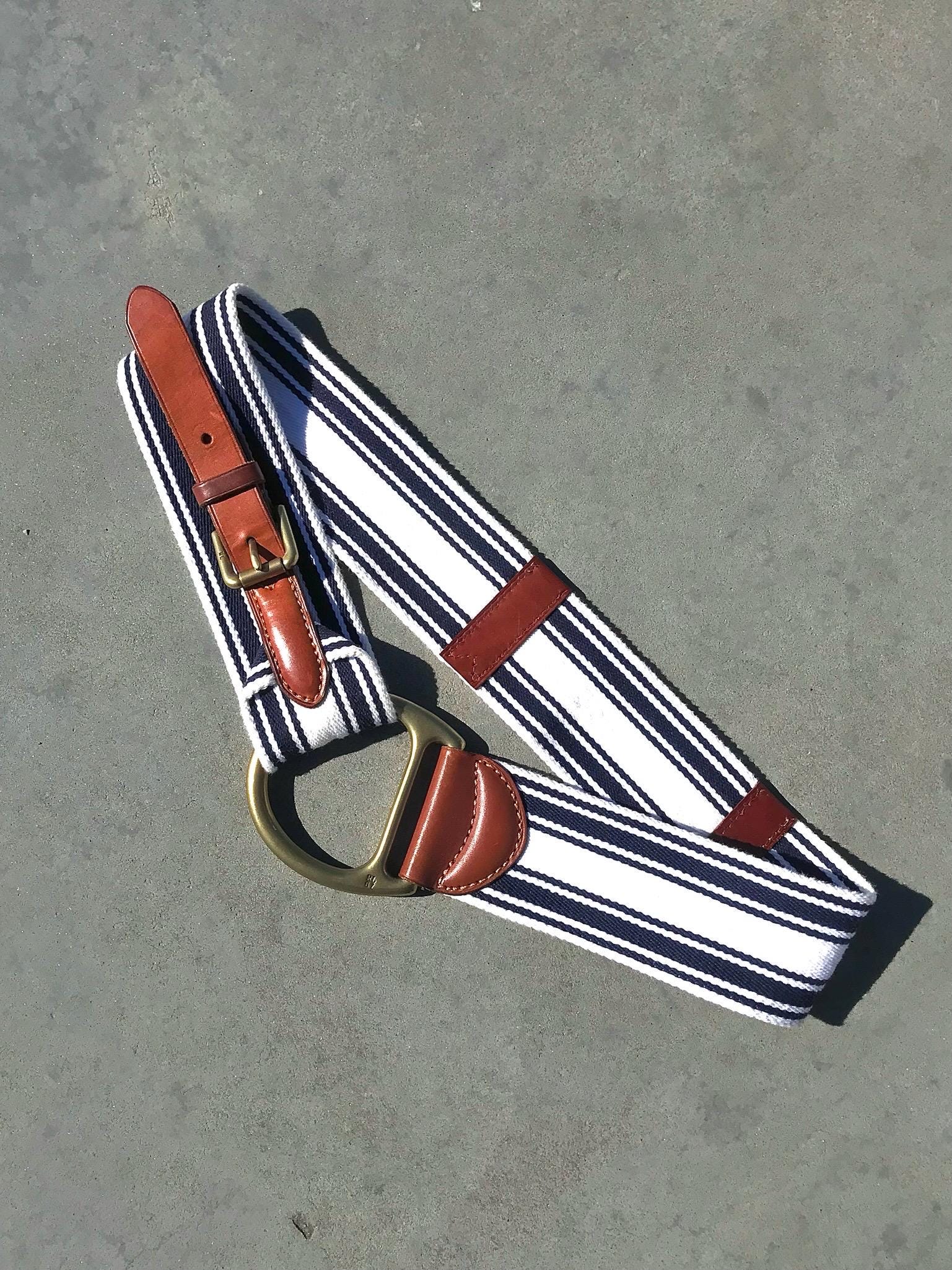 Polo Ralph Lauren D Ring Belt - Etsy