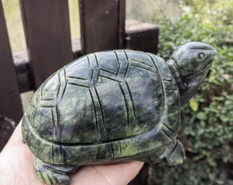 カナダ産翡翠亀 - 各種サイズ - 翡翠の置物 - 亀 - Etsy 日本