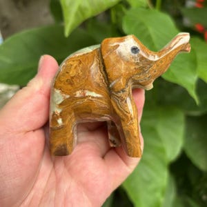 3,15 &#39;&#39; Natürlicher afghanischer Jade Elefant, Kristallelefantenfigur, Quarzkristallelefant, Afghanistan Jade handgeschnitzte Elefantskulptur P133