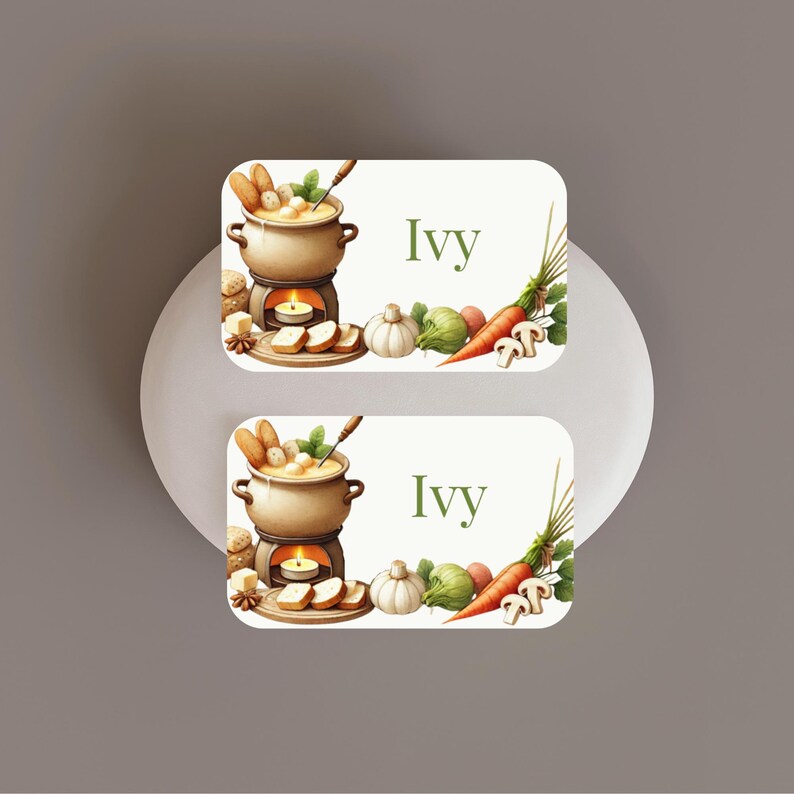 Cozy Winter Fondue Party Printable Set | Invitations, Menu and Name ...