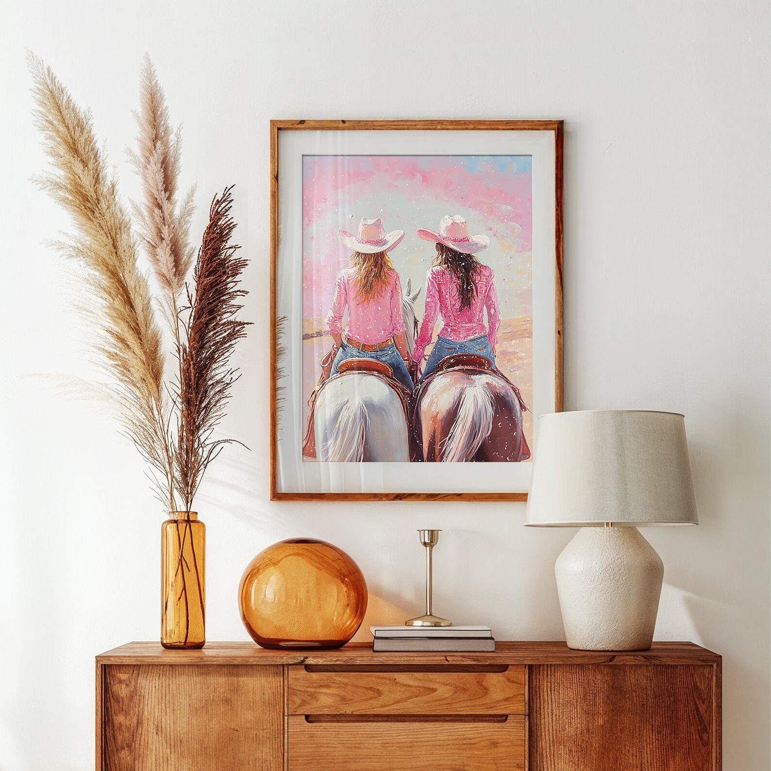 Cowgirl Aesthetic Wall Art Trendy Coastal Cowgirl Poster Dorm Decor ...