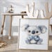 Baby Koala Nursery Print Blue Baby Boy Nursery Decor Animal Room Wall ...