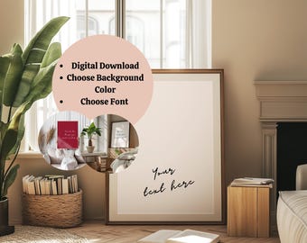 Benutzerdefiniertes Zitat Druck Trendige Wandkunst Personalisierter Text Druck Benutzerdefiniertes Typografie-Poster Song Lyrik Druck Personalisierte Geschenkidee Digitaler Download