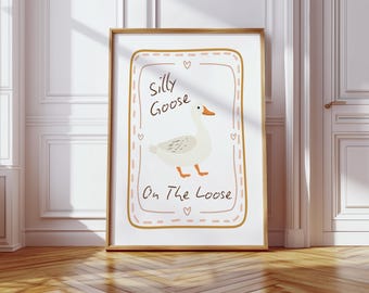 Impression d'art mural tendance, décoration d'appartement, affiche rétro, art mural original pour chambre de bébé, décoration de base de cottage, art des animaux de la ferme mignon