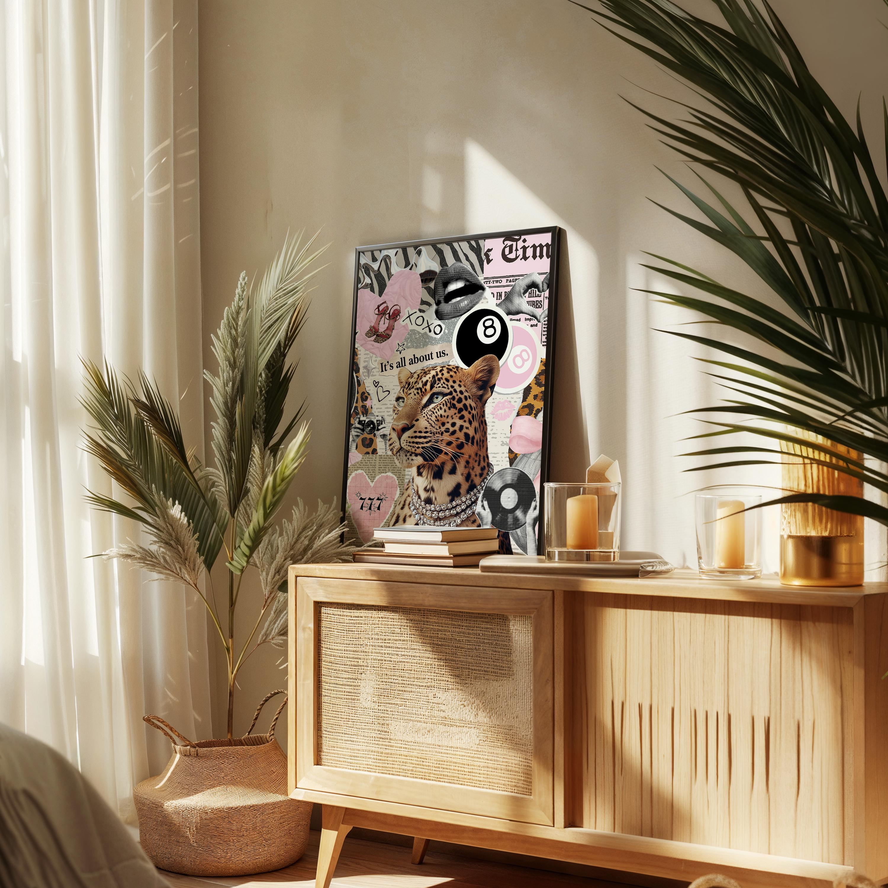 EXCOOL CLUB Roze kamerdecoratie esthetisch - 12 x 16 cm baddie kamerdecoratie Y2k Collage, felroze muurkunst prints, roze foto's wanddecoratie, trendy roze poster neon roze decor voor tienermeisjes