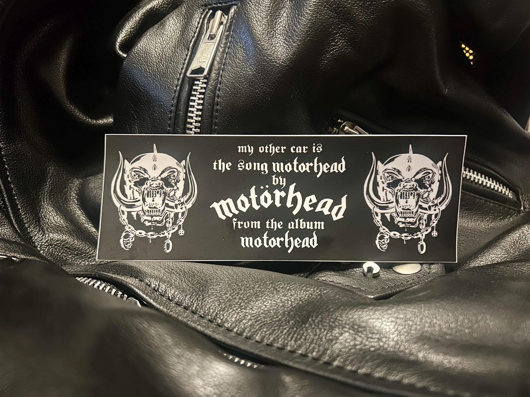 Motörhead Bumper Sticker Etsy
