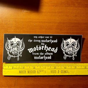 Motörhead Bumper Sticker - Etsy