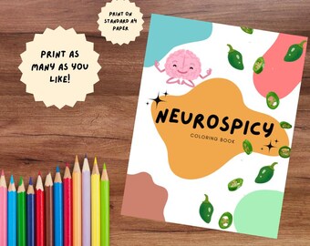 Neurospicy målarbok - små mönster för din dopaminkick