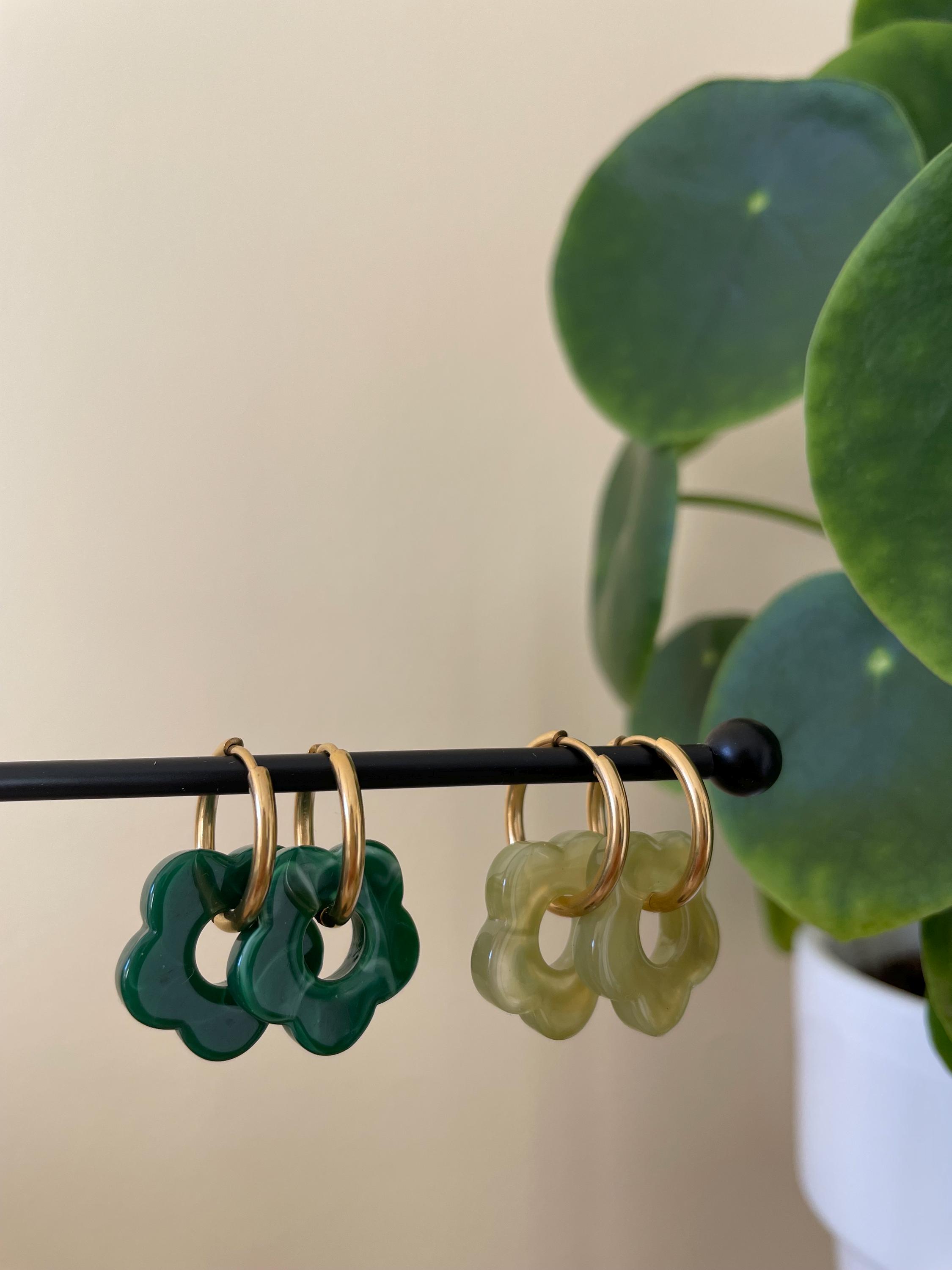 Boucles D'Oreilles Pendantes Acier Inoxydable - Design Chaîne Et Gland - Clip Pour Homme Et Femme