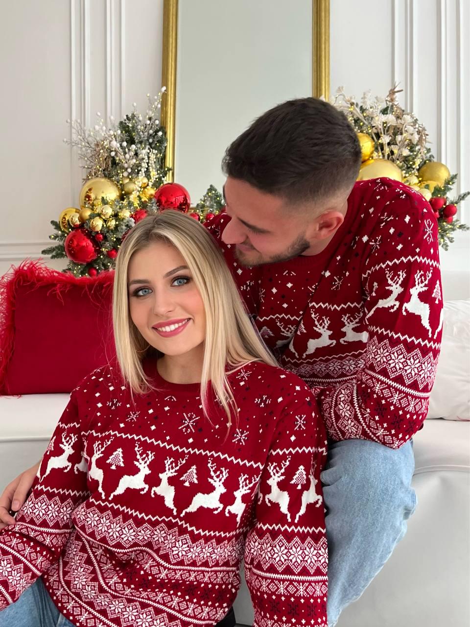 Pull De Noël Pour Femmes - Motif Sapin De Noël Vintage - Coupe Ample, Col Rond - Manches Longues - Matière Douce Et Chaude