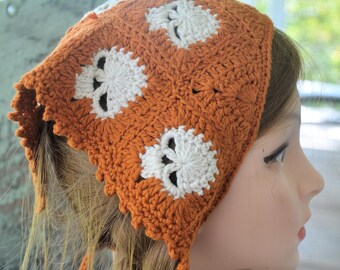 Head scarf bandana, Skull pattern