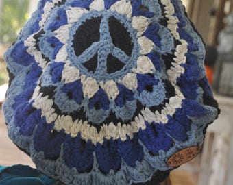 Peace Hat, Slouch Tam Hat