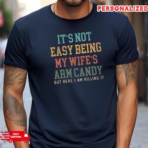 Funny Husband Shirt Gift from Wife, Father&#39;s Day T-Shirt for Husband,  Birthday Tee, Newly Married Shirt Gift , Husband Anniversary Gift