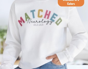 Match Day Sweatshirt: Medical Residency Gift, Future Doctor
