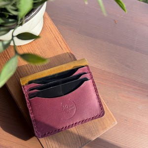 Minimalist Leather Wallet Card Holder,Small Wallets For Women,Wallets For Men,Bifold Leather Wallet,Gifts For Summer