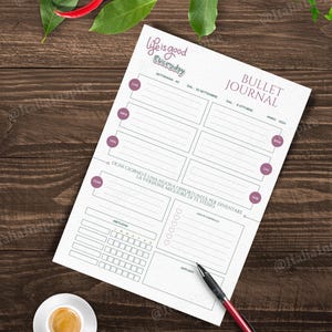 Bullet Journal Digitale 2024/25: 68 Settimane di Frasi Motivazionali per Crescita Personale, Vita e Benessere | Planner Settimanale
