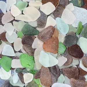 Genuine Handpicked Sea Glass pieces/JEWELRY Quality/FLAWLESS Beach Glass/beads/charms/mosaic/Creations/Assort Colors/mixed sizes/Surf Tumble