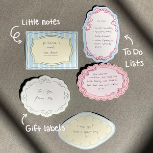 Pastel Stationery Stickers