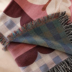 Pink Woven Blanket