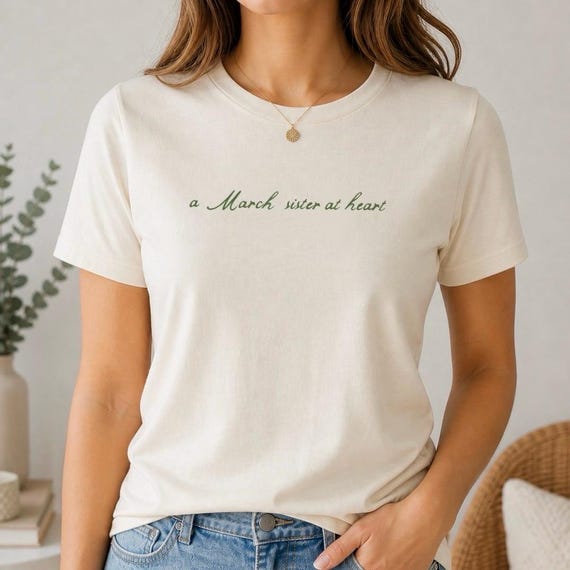 Little Women Shirt Book Lover Gift Minimalist Women Apparel Jo March T-Shirt Literary Reader Novel Fan Oversized Graphic Tee for Reader