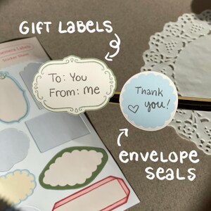 Scalloped Edge Stickers