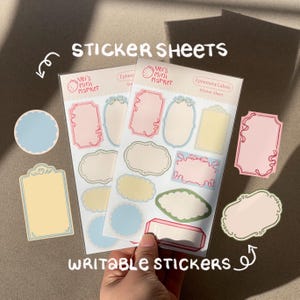 Coquette Sticker Sheets