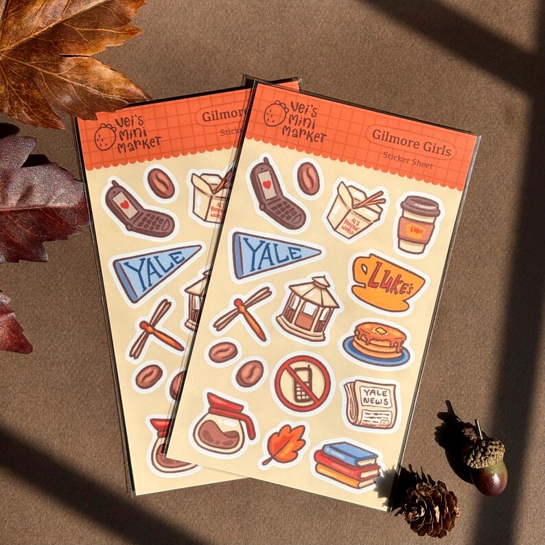 fall water bottle stickers