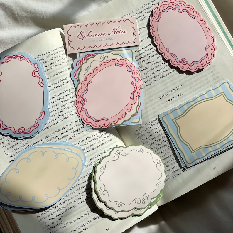 Scalloped Edge Journal Stickers