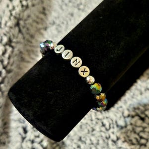 Arcane Jinx inspired beaded bracelet, Vi, Caitlyn Kiramman, Ekko, Jayce, Vander, Heimerndinger, Powder,Anime, personalized gift for her/him