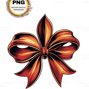 Fleur De Lis Coquette Bow PNG Vermelho e Dourado PNG Gráfico Clipart Coquette Bow Download Instantâneo Louisiana Fleur De Lis Gráfico Sublimação Bow