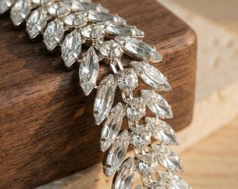 cystal trim for hatband decoration ,