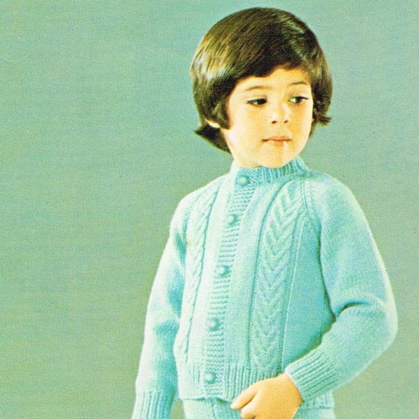 Downloadable Vintage knitting Pattern - Boys and Girls matching outfits - PDF Pattern - retro 1960s Children’s Sweaters, shorts and skirts