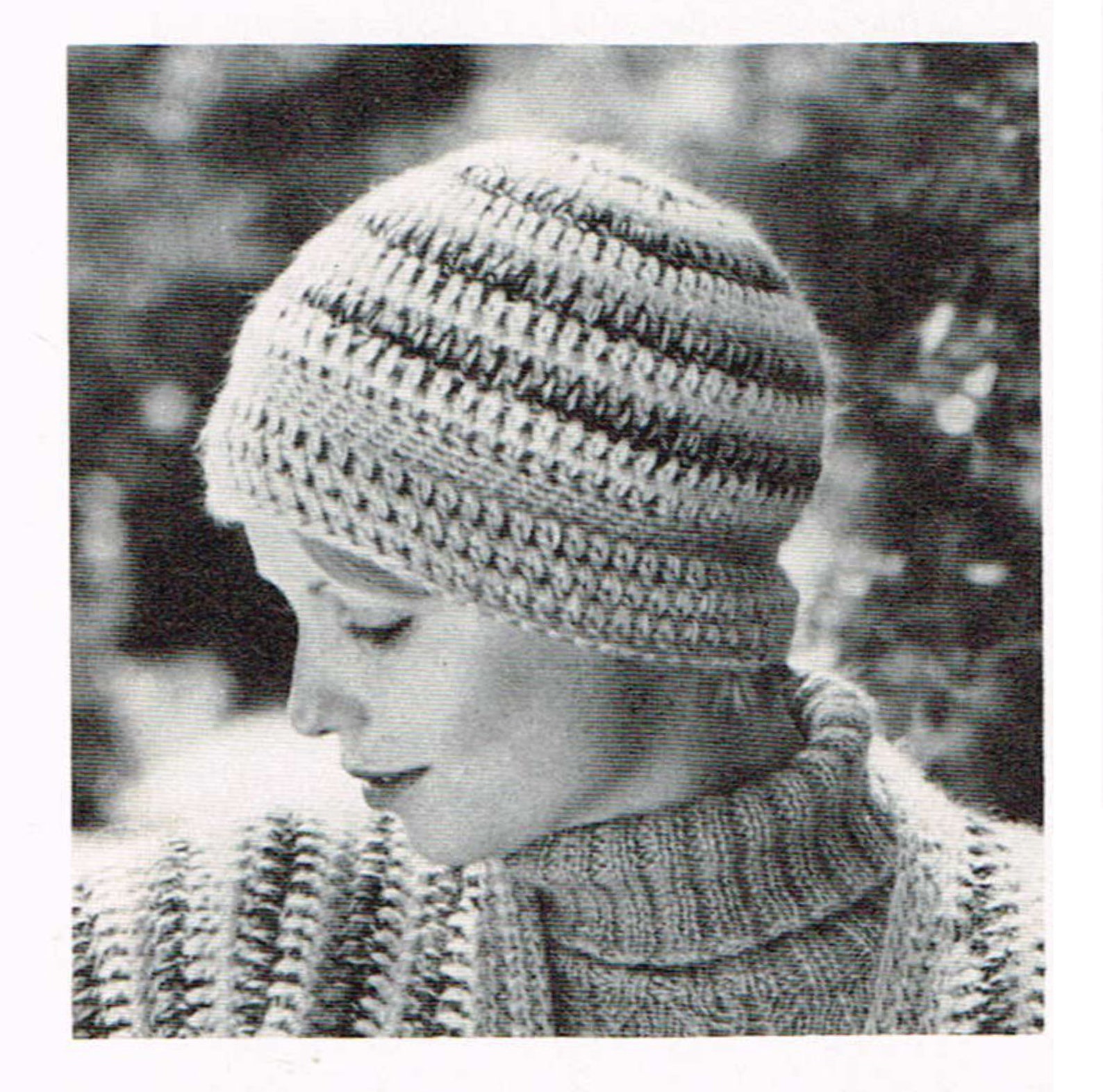 Downloadable Vintage Knitting Pattern 5 Piece Set Sweater Etsy